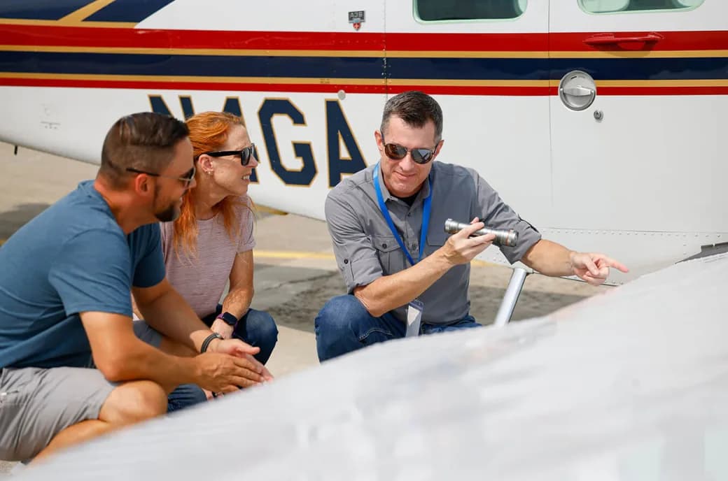 Student with glasses